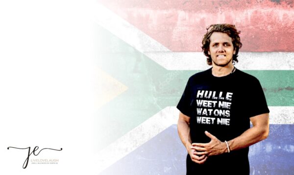 Men's T-Shirt | Hulle Weet nie wat ons weet nie | Black - Image 2