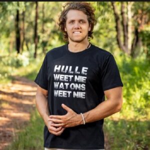 Men's T-Shirt | Hulle Weet nie wat ons weet nie | Black