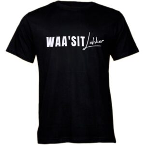 Men's T-Shirts | Waa'sit Lekker | Black