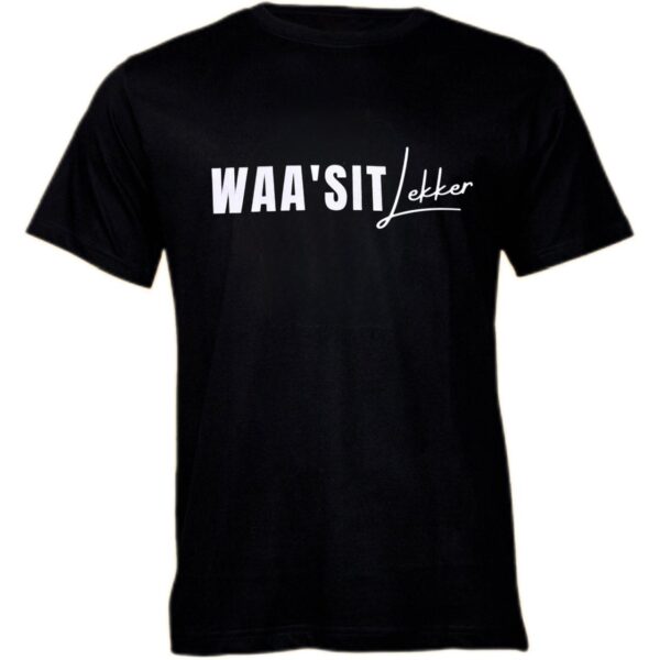 Men's T-Shirts | Waa'sit Lekker | Black