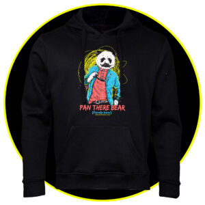 Hoodie | Pan there bear | Black