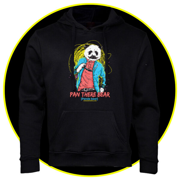 Hoodie | Pan there bear | Black