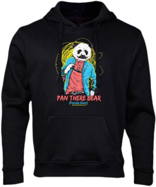 Hoodie | Pan there bear | Black