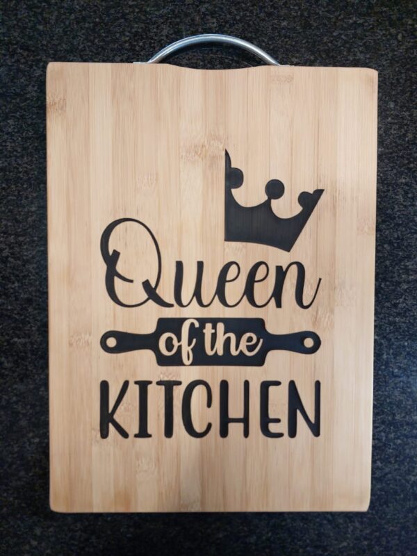 Bamboo cutting board - Queen of the Kitchen