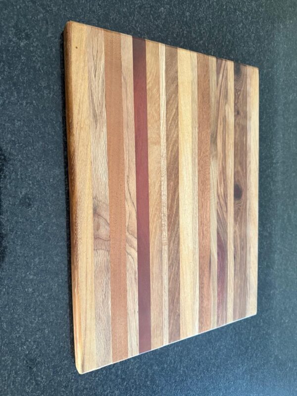 Multi Wood Striped Cutting Board - Image 2