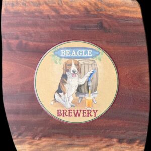 Kiaat Wood Pot stand | Beagle Brewery