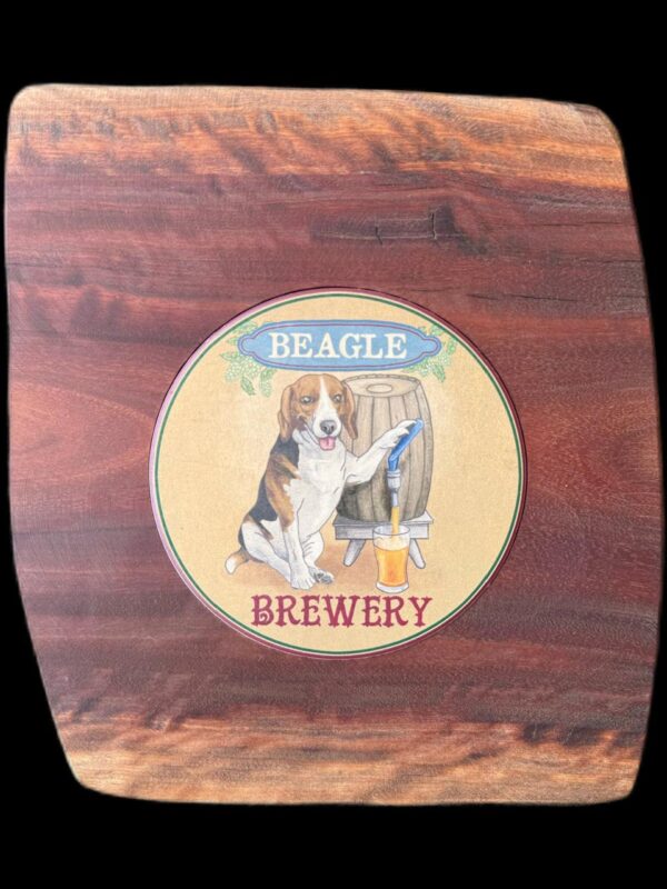 Kiaat Wood Pot stand | Beagle Brewery